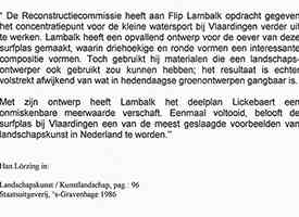 werk van flip lambalk